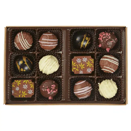 12 Piece Assorted Truffle box