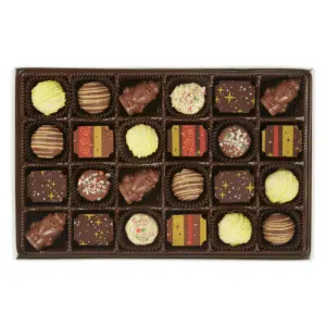 24 PIECE CHRISTMAS ASSORTED TRUFFLE BOX