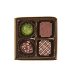 4 Piece Assorted Truffle Box
