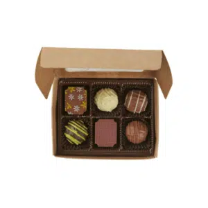6 Piece Assorted Truffle Box