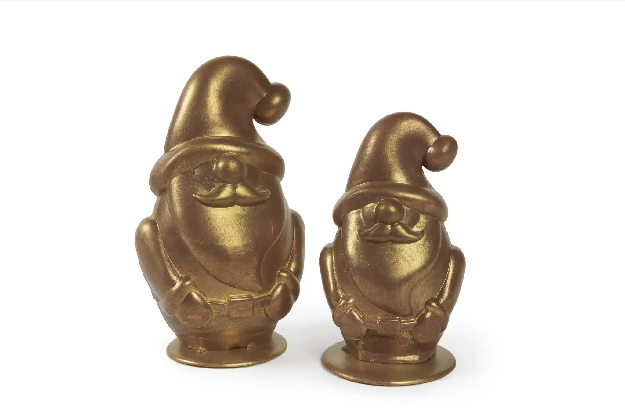 Golden Happy Santa Duo