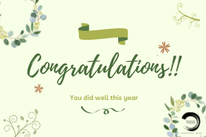 Congratulations - Good Year Card — Order From Chocolate Tales