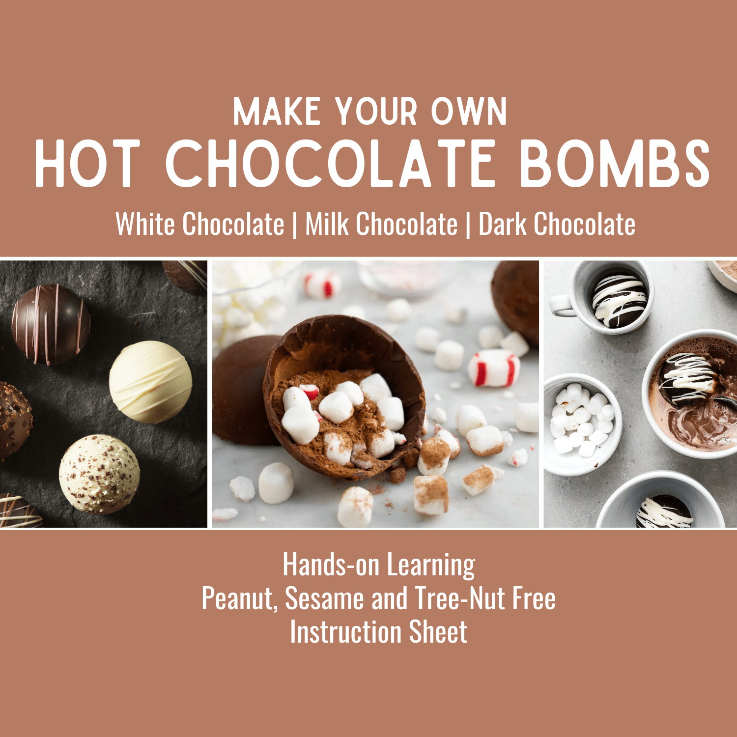 Make Your Own Hot Chocolate Bombs Kit - Chocolate Tales