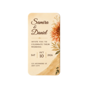 12 Custom Chocolate Invitation Plaques - 45g