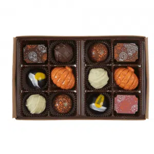 Halloween Truffle box - 12 Piece Assorted