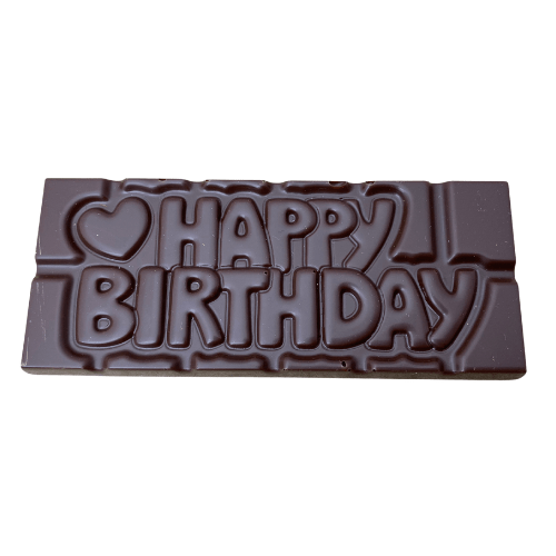 Happy Birthday - Dark Bar — Order From Chocolate Tales